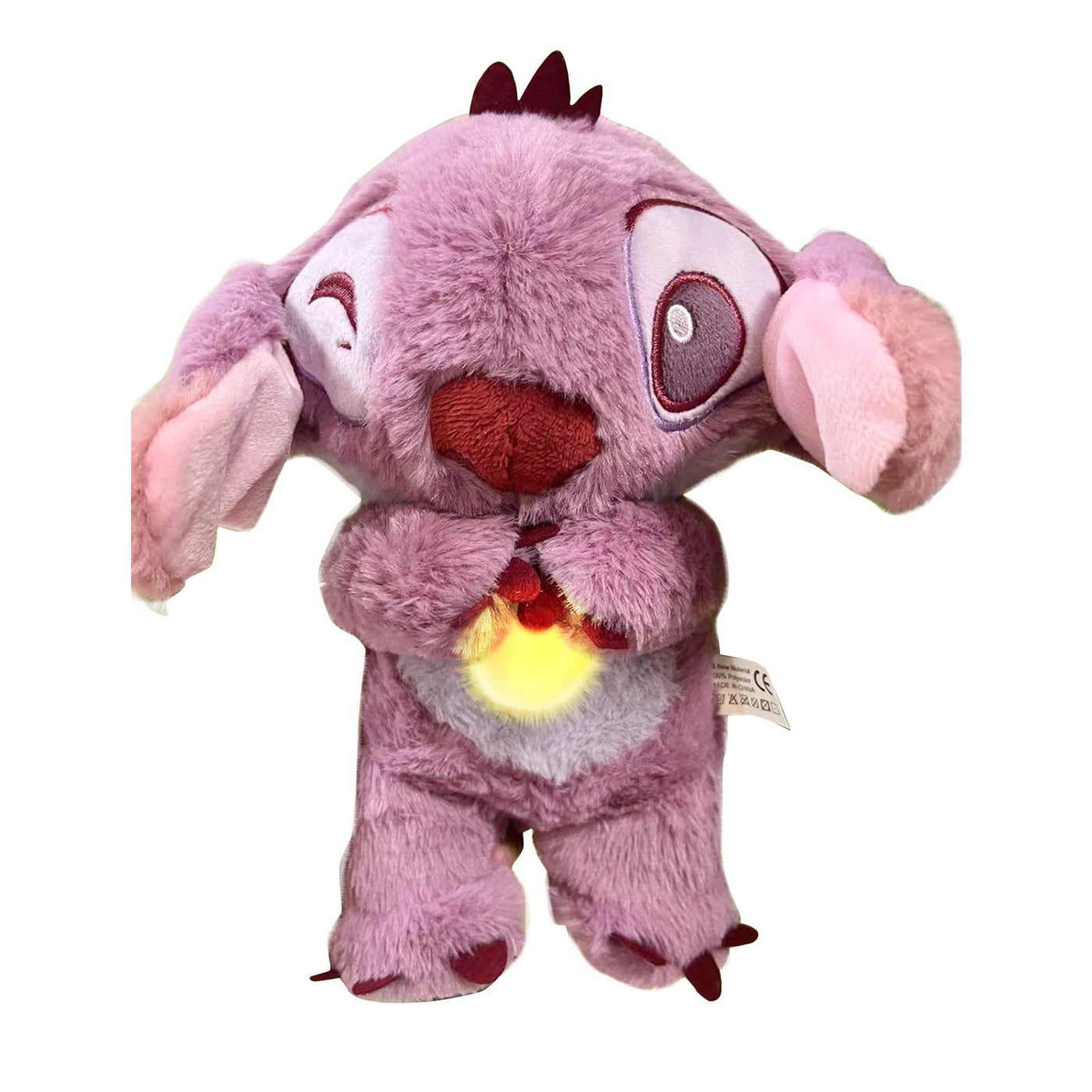 Peluche Stitch Purple – Soulagement de l’Anxiété avec Musique & Lumières 32cm