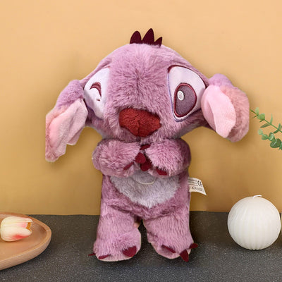 Peluche Stitch Purple – Soulagement de l’Anxiété avec Musique & Lumières 32cm