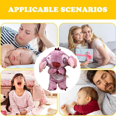 Peluche Stitch Purple – Soulagement de l’Anxiété avec Musique & Lumières 32cm