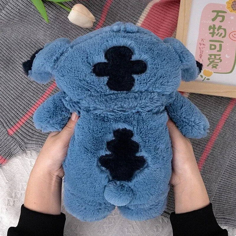 Peluche avec Bouilotte Angel ou Stitch