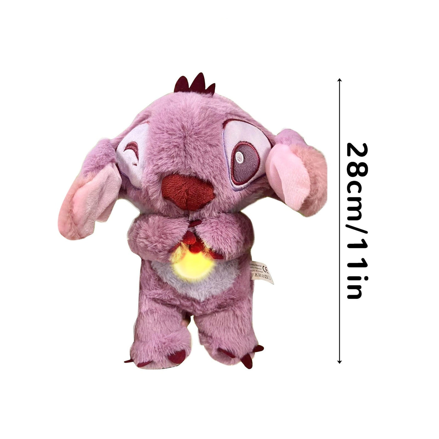 Peluche Stitch Purple – Soulagement de l’Anxiété avec Musique & Lumières 32cm