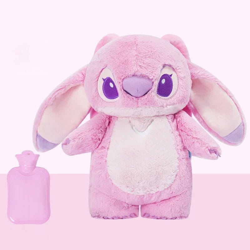 Peluche avec Bouilotte Angel ou Stitch