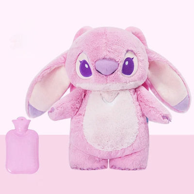 Peluche avec Bouilotte Angel ou Stitch