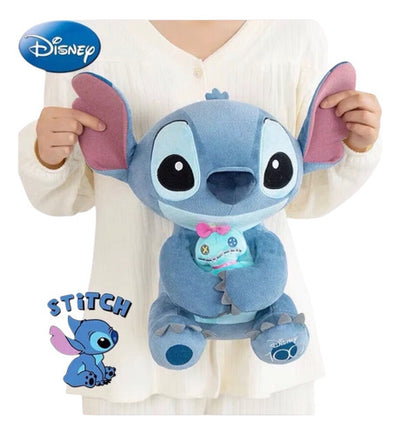 Peluche Stitch scrump disney Officiel – 30 cm ou 45 cm de Douceur Disney