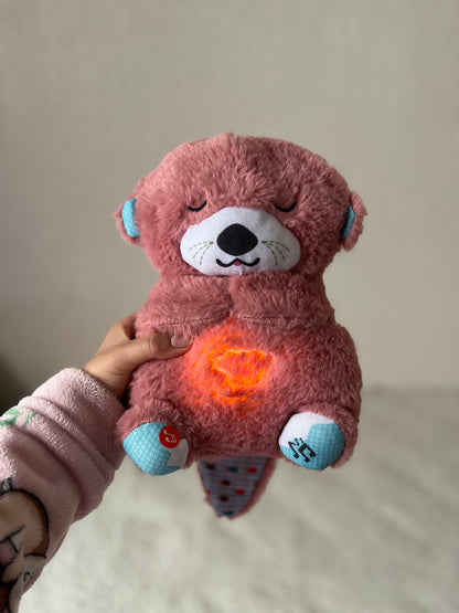 Peluche respirant Loutre Câlins Rose cute Masolu