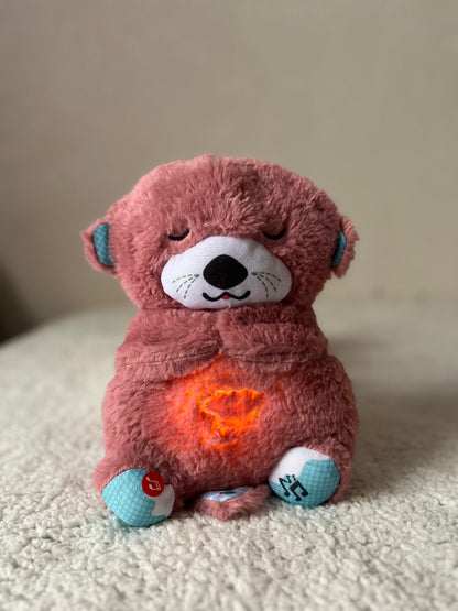 Peluche respirant Loutre Câlins Rose cute Masolu