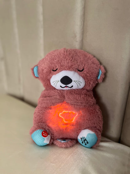 Peluche respirant Loutre Câlins Rose cute Masolu