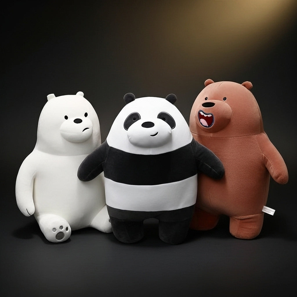 3 Bears Manunu Allongé – 30 cm Pack 3 en 1