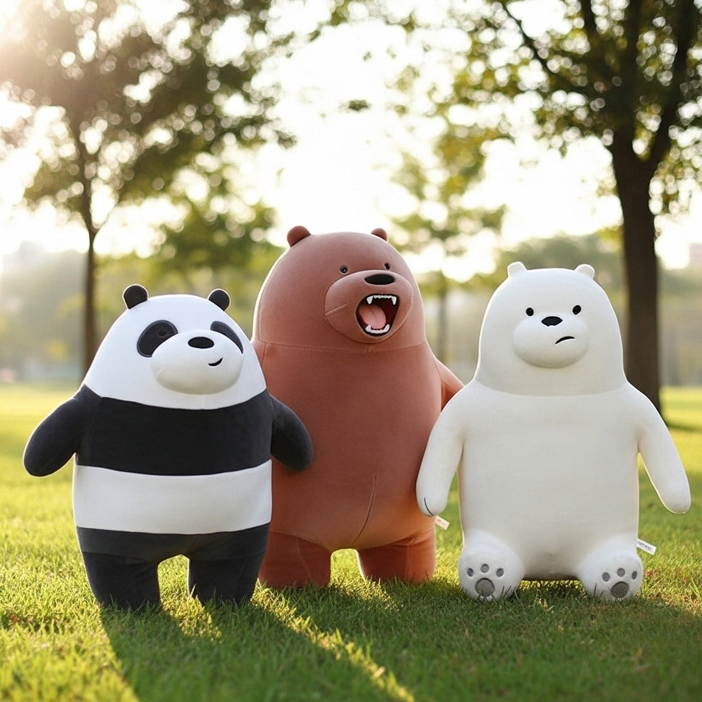 3 Bears Manunu Allongé – 30 cm Pack 3 en 1