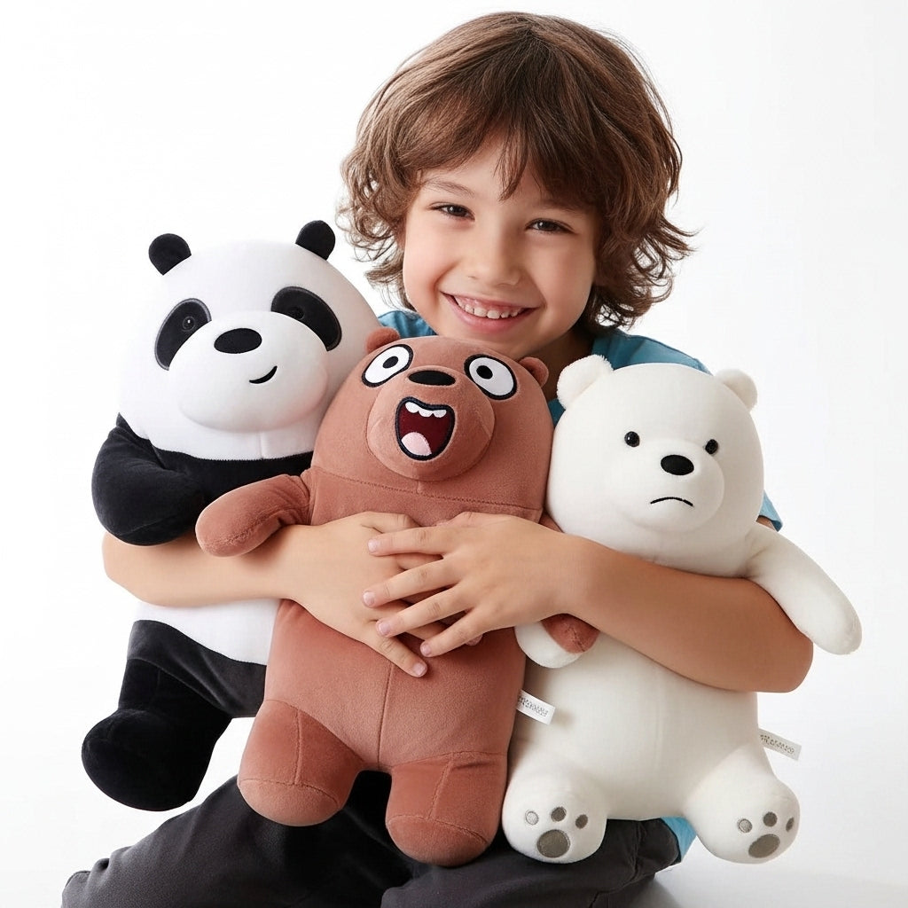 3 Bears Manunu Allongé – 30 cm Pack 3 en 1