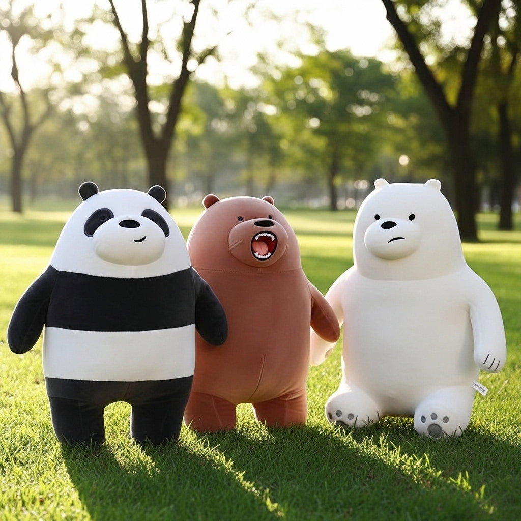 3 Bears Manunu Allongé – 30 cm Pack 3 en 1