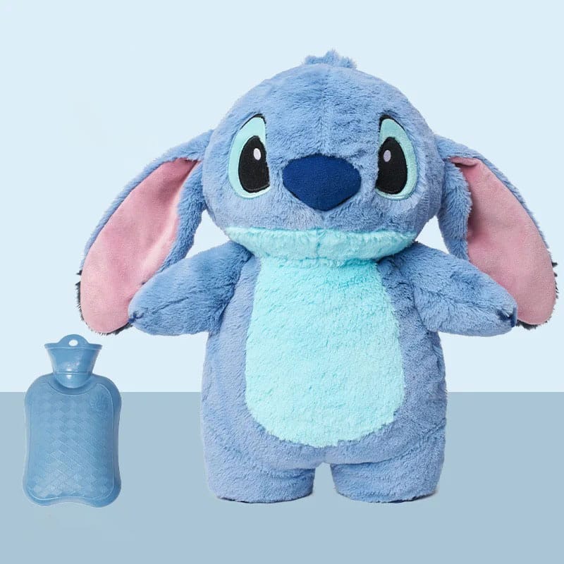 Peluche avec Bouilotte Angel ou Stitch