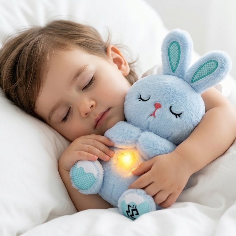 CALMIBUNNY® - Lapin Peluche Respirant - MASOLU PELUCHE