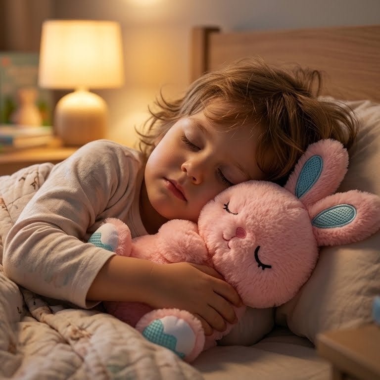 CALMIBUNNY® - Lapin Peluche Respirant - MASOLU PELUCHE