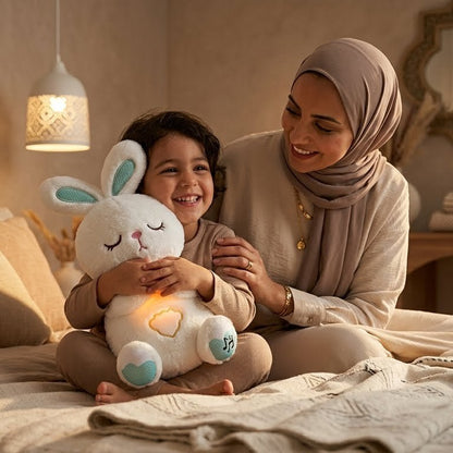 CALMIBUNNY® - Lapin Peluche Respirant - MASOLU PELUCHE