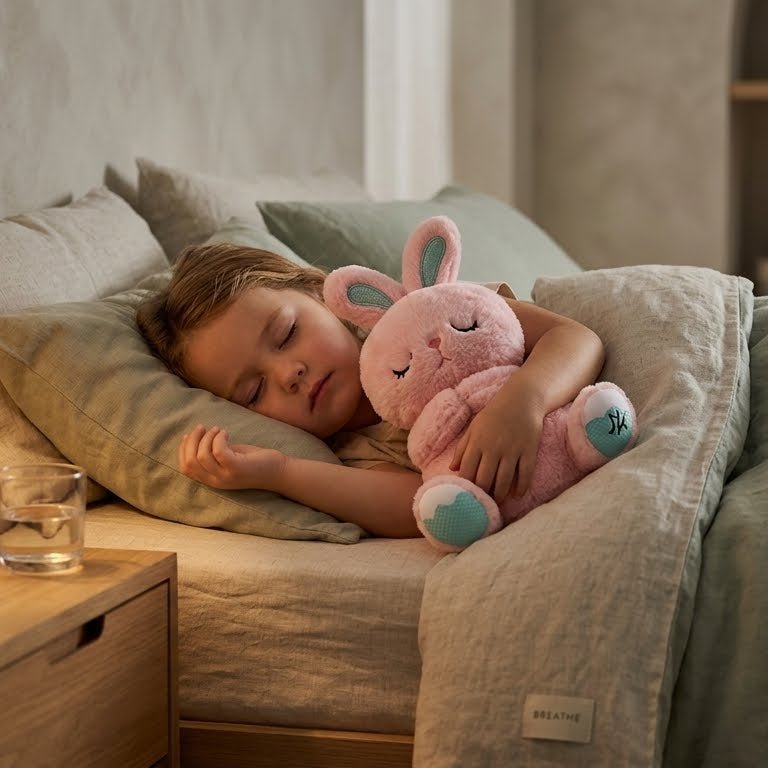 CALMIBUNNY® - Lapin Peluche Respirant - MASOLU PELUCHE