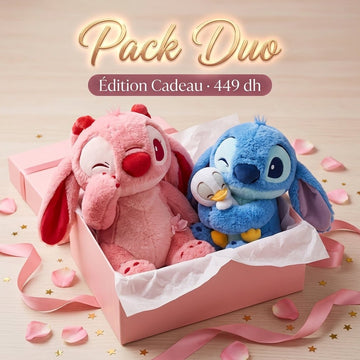 Pack Duo Stitch Masolu – Lilou Pink Édition Limitée + Stitch Day 2024 | Cadeau Parfait - MASOLU PELUCHE