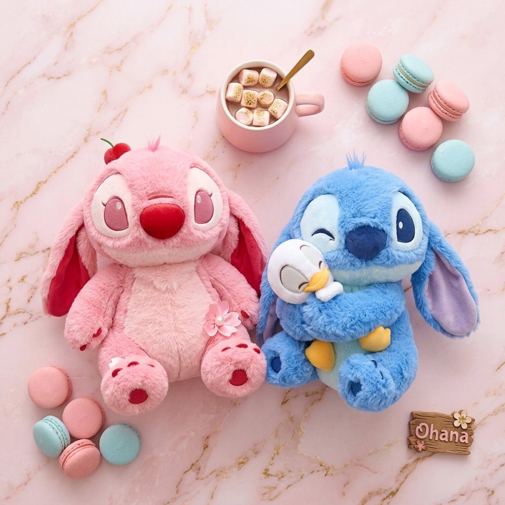 Pack Duo Stitch Masolu – Lilou Pink Édition Limitée + Stitch Day 2024 | Cadeau Parfait - MASOLU PELUCHE