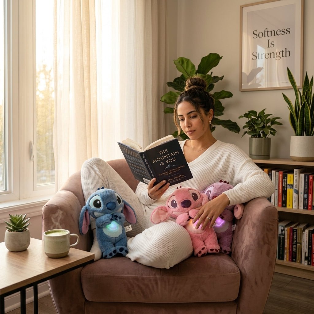 Pack Trio Stitch Respirant – 3 Peluches Veilleuses Apaisantes | Masolu - MASOLU PELUCHE