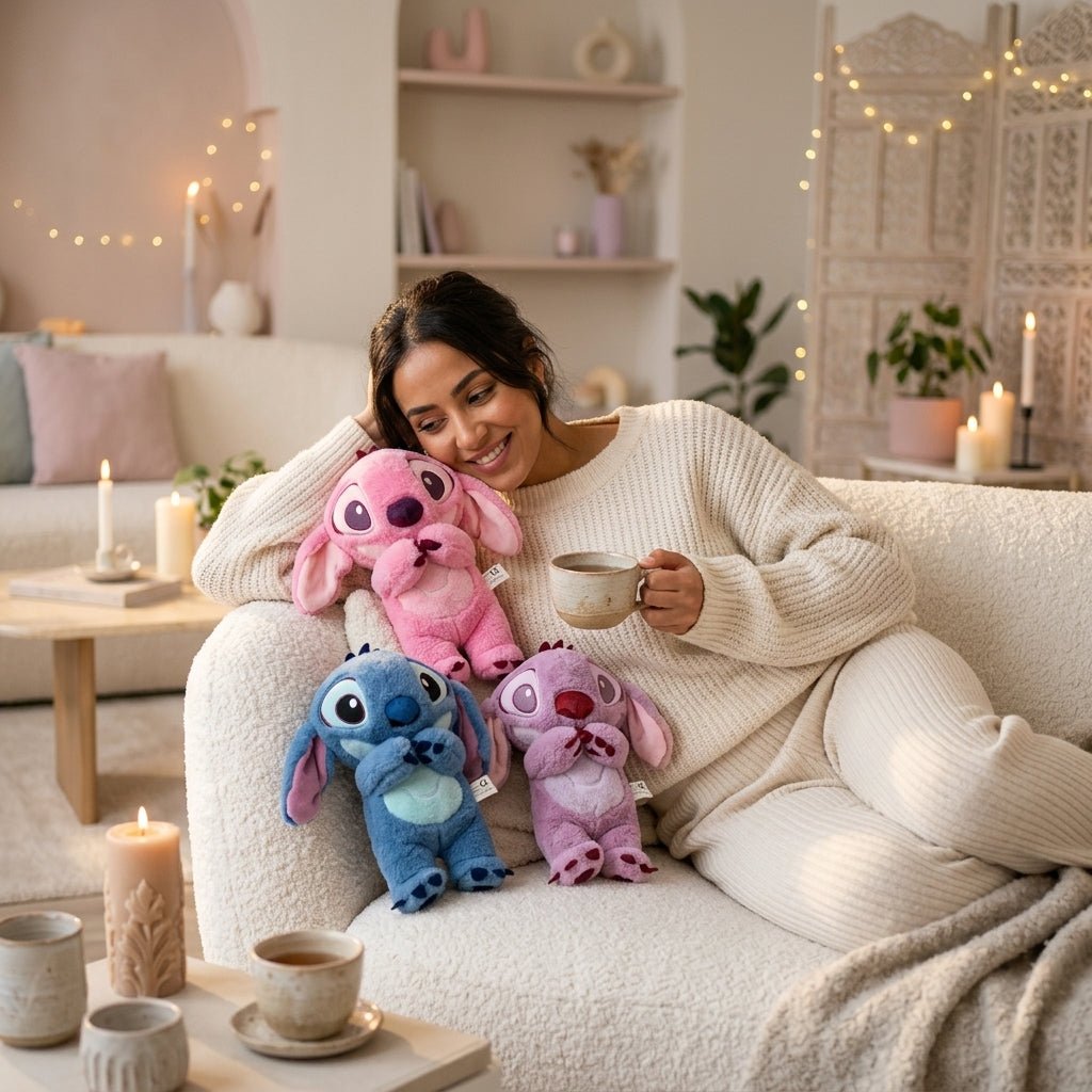 Pack Trio Stitch Respirant – 3 Peluches Veilleuses Apaisantes | Masolu - MASOLU PELUCHE