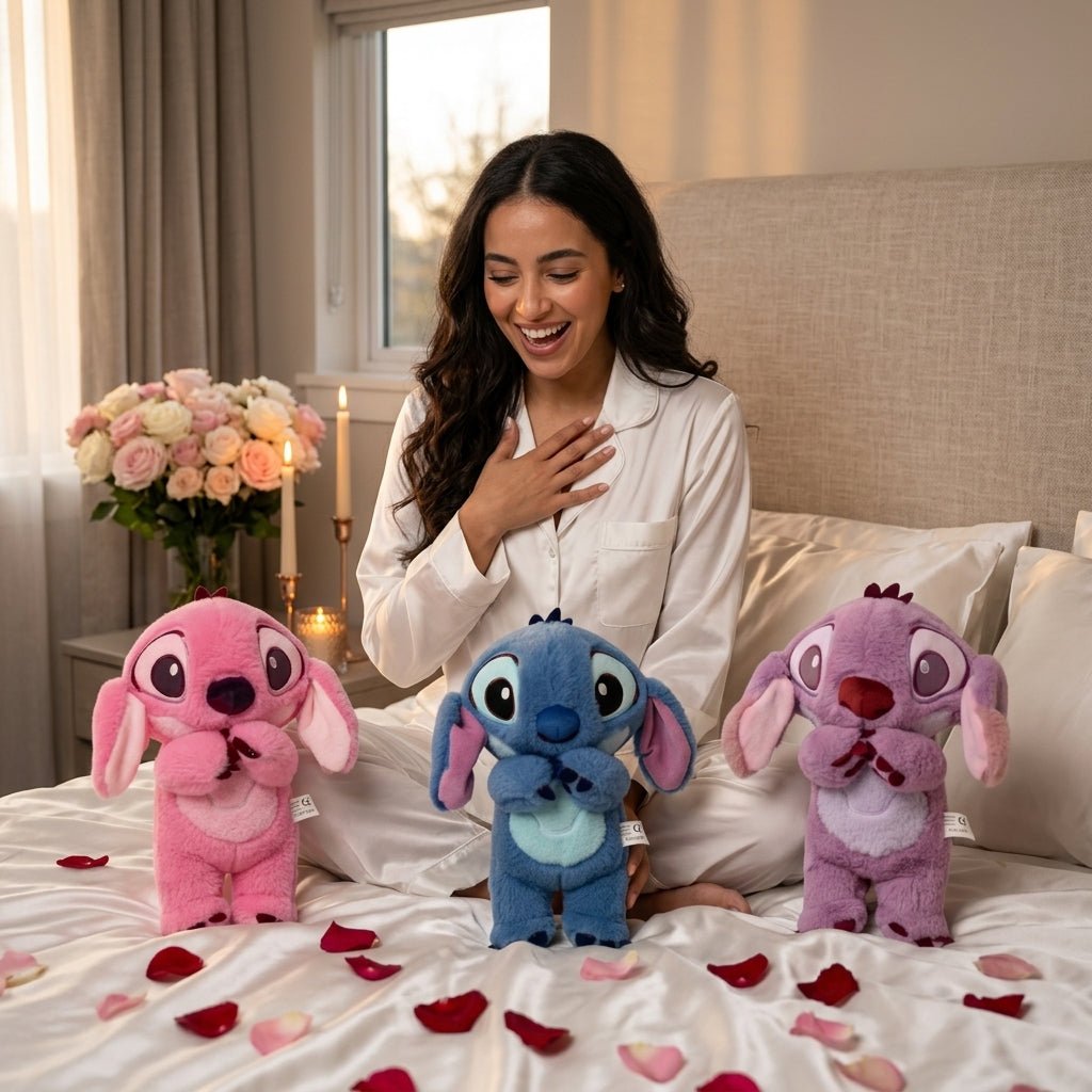 Pack Trio Stitch Respirant – 3 Peluches Veilleuses Apaisantes | Masolu - MASOLU PELUCHE