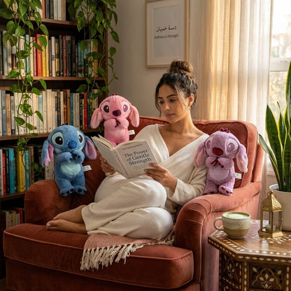 Pack Trio Stitch Respirant – 3 Peluches Veilleuses Apaisantes | Masolu - MASOLU PELUCHE
