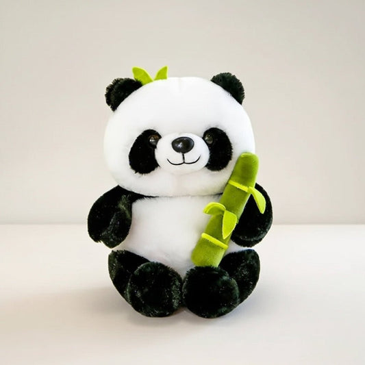 Panda en Peluche avec Tube Vert - MASOLU PELUCHE