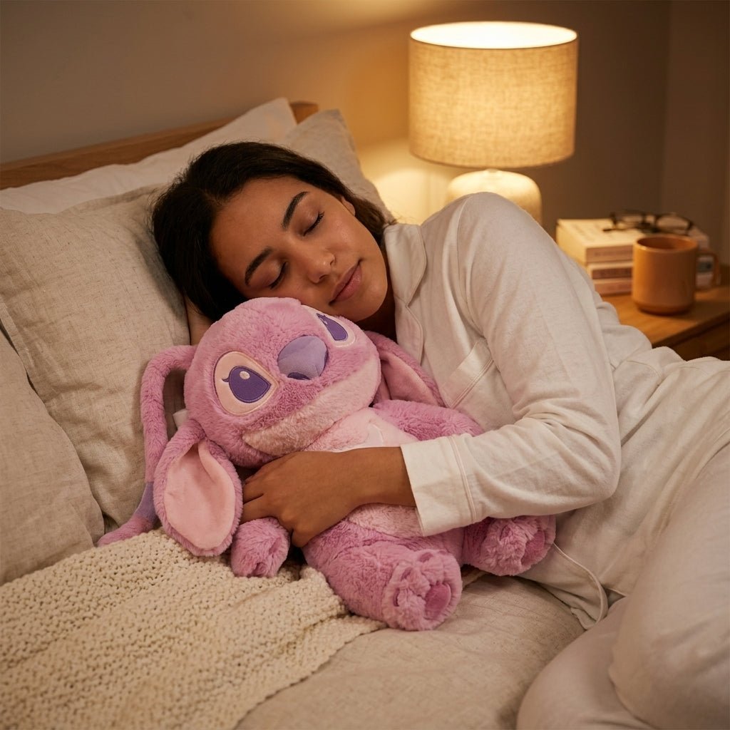 Peluche avec Bouilotte Angel ou Stitch - MASOLU PELUCHE