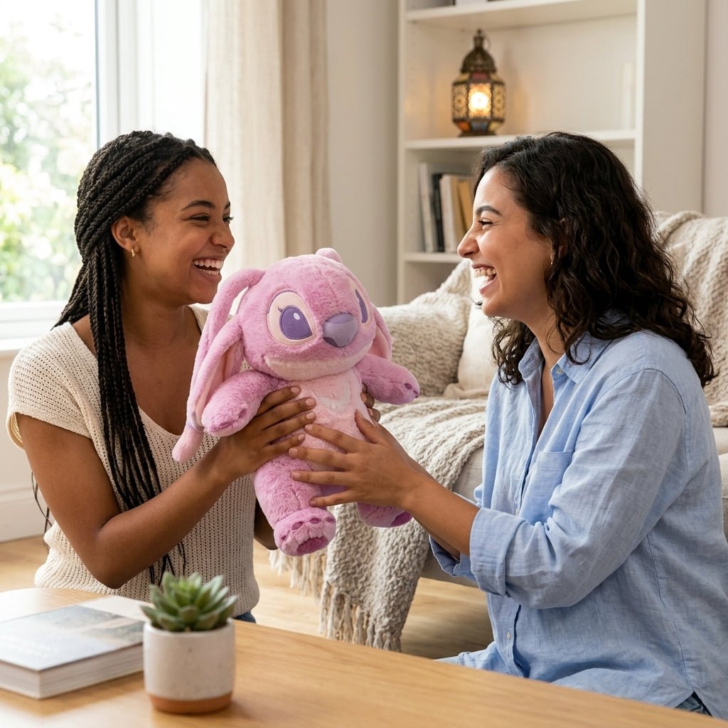 Peluche avec Bouilotte Angel ou Stitch - MASOLU PELUCHE