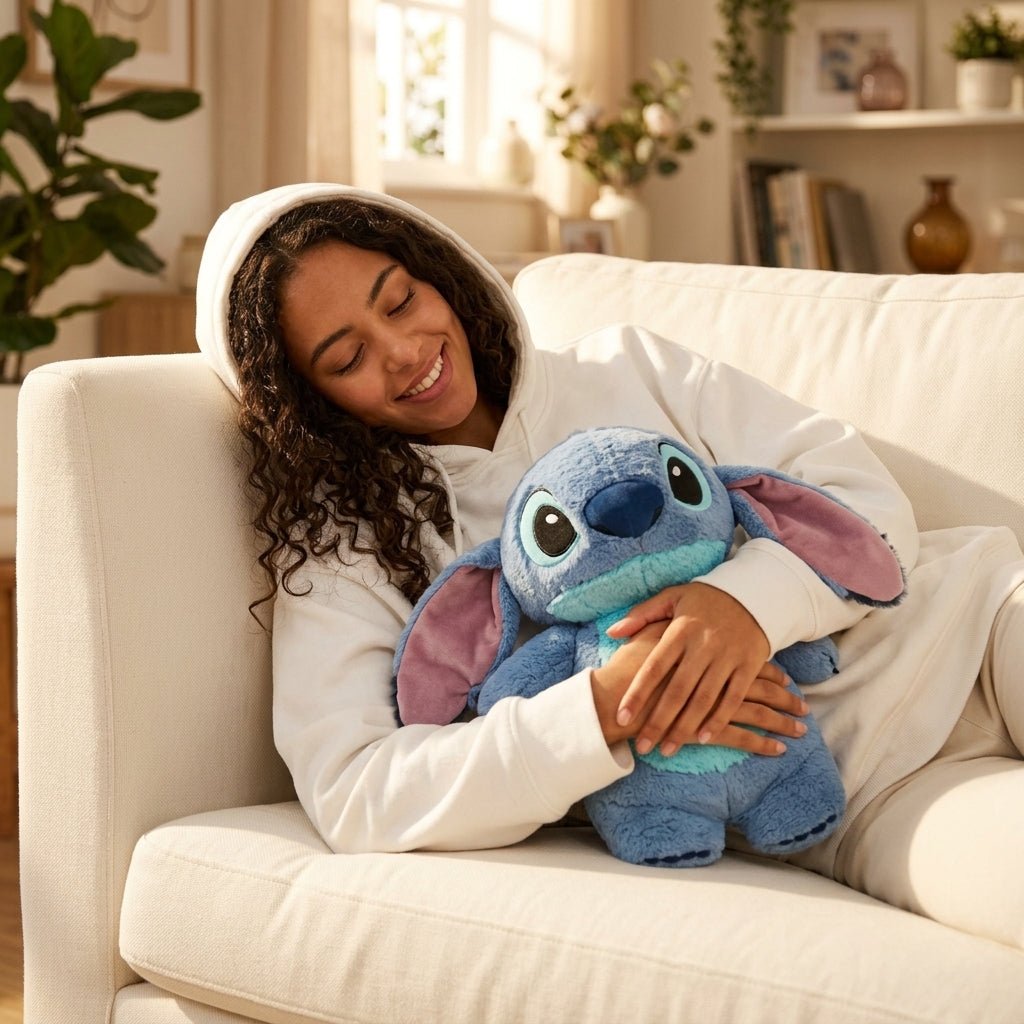 Peluche avec Bouilotte Angel ou Stitch - MASOLU PELUCHE
