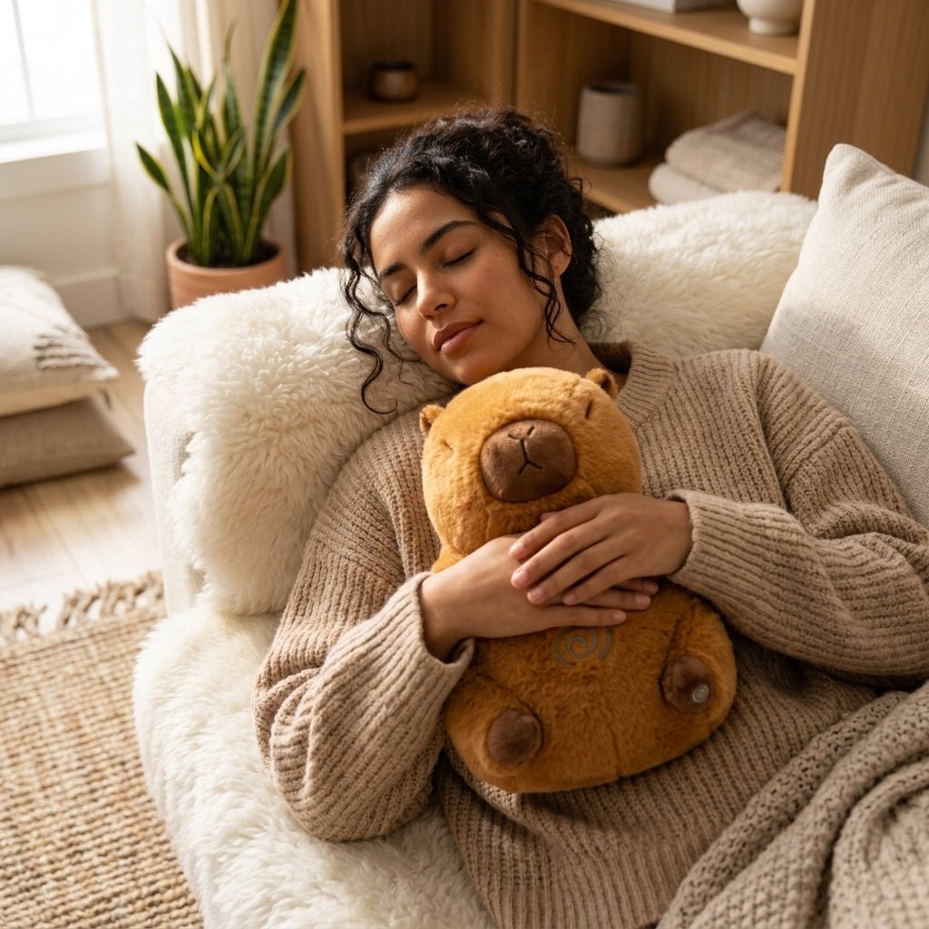 Peluche Capibara Qui Respire - Enfant & Adules - MASOLU PELUCHE