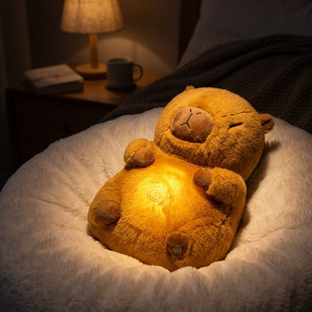 Peluche Capibara Qui Respire - Enfant & Adules - MASOLU PELUCHE