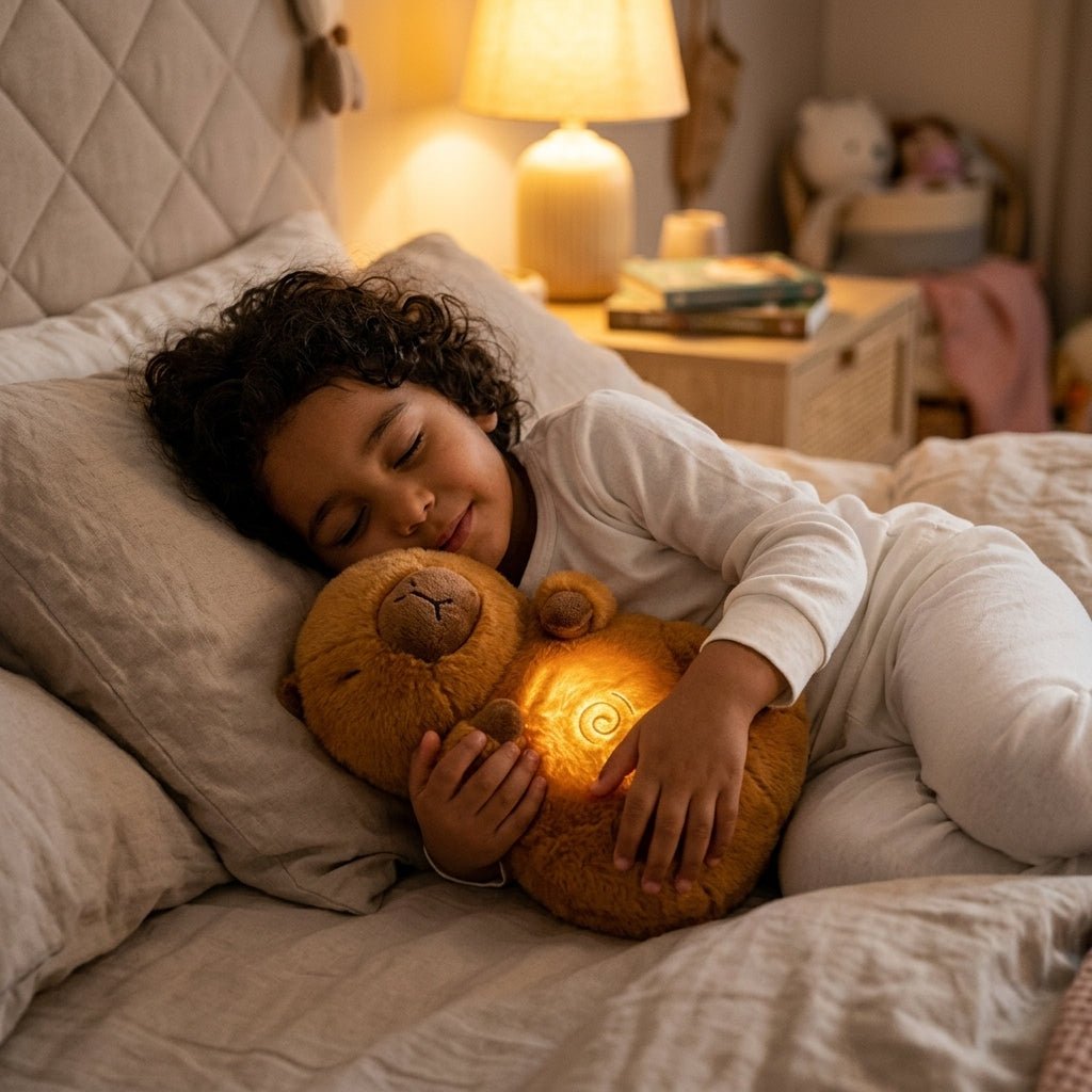 Peluche Capibara Qui Respire - Enfant & Adules - MASOLU PELUCHE