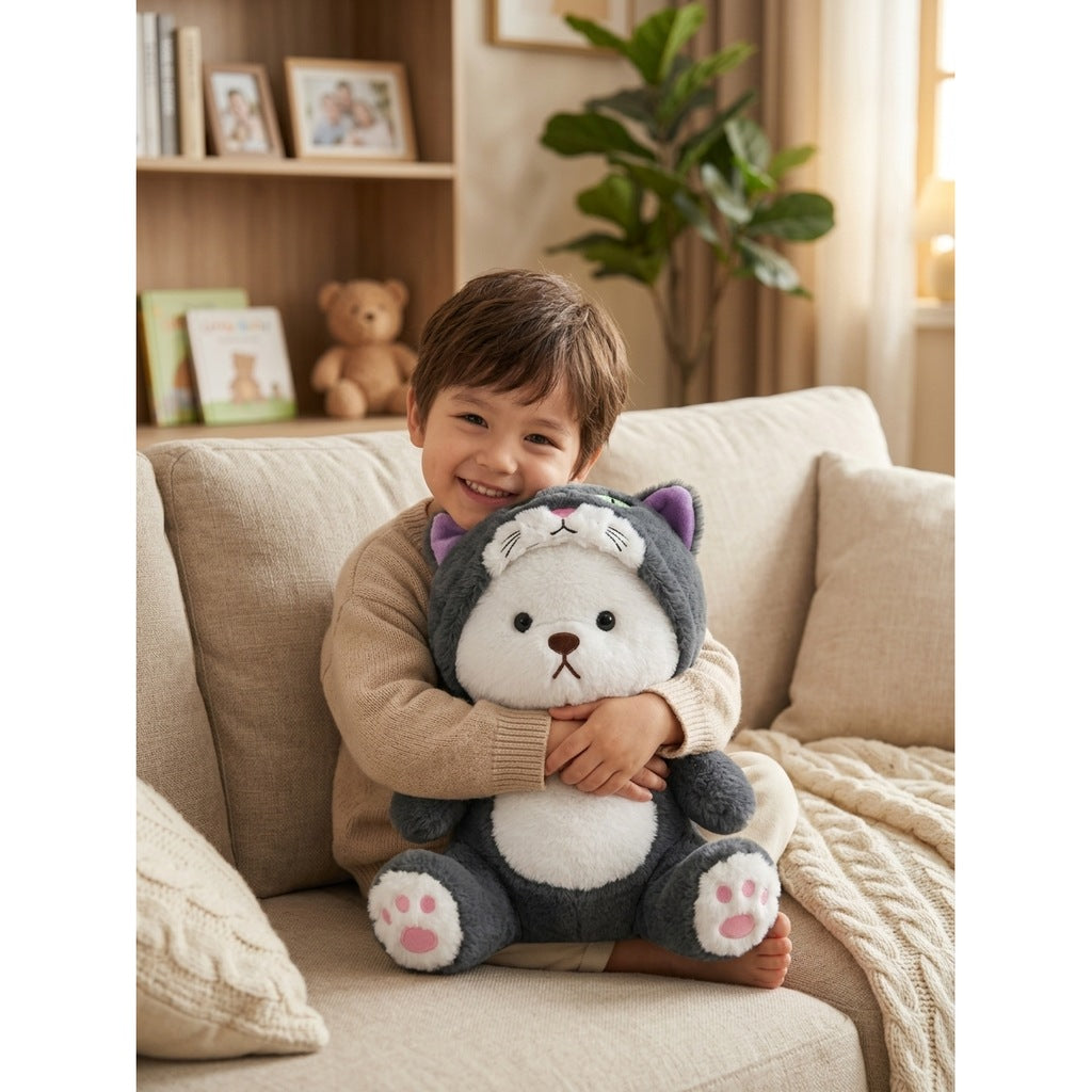 Peluche Ours Chat 35cm – Masolu