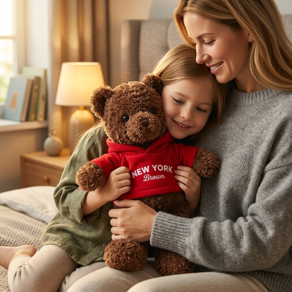 Peluche Ours New York 35cm – Masolu