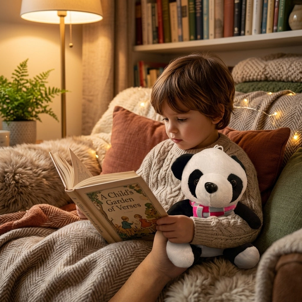Peluche Panda Écharpe 20cm – Masolu