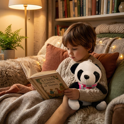 Peluche Panda Écharpe 20cm – Masolu