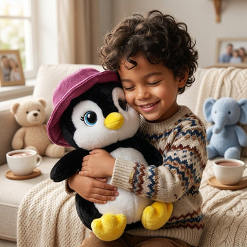 Peluche Pingouin Chapeau 35cm – Masolu