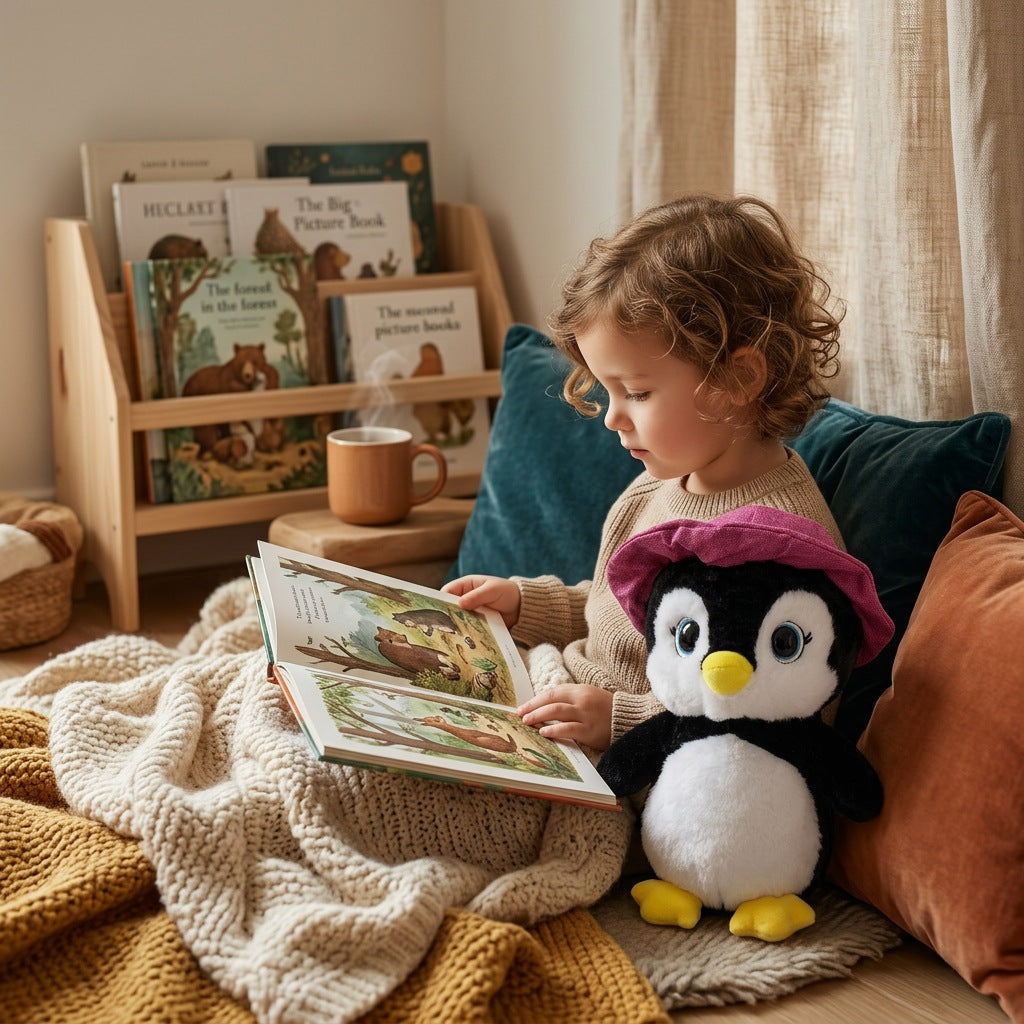 Peluche Pingouin Chapeau 35cm – Masolu