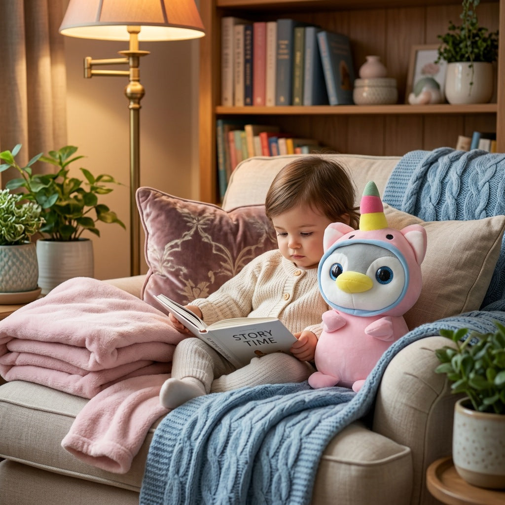 Peluche Pingouin Licorne 35cm – Masolu