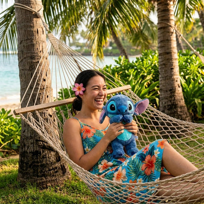 Peluche Stitch 33 cm – Modèle Original Debout | Disney Lilo & Stitch - MASOLU PELUCHE