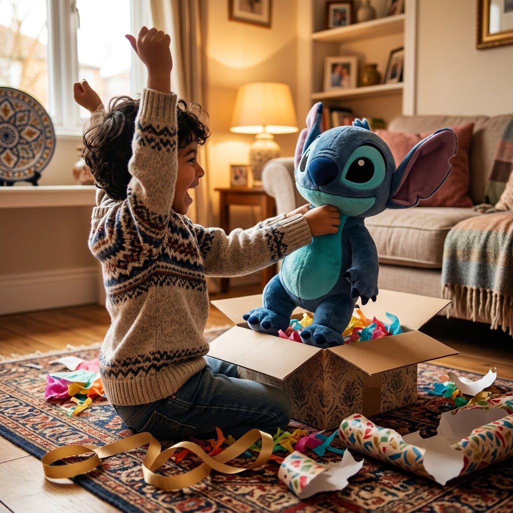 Peluche Stitch 33 cm – Modèle Original Debout | Disney Lilo & Stitch - MASOLU PELUCHE