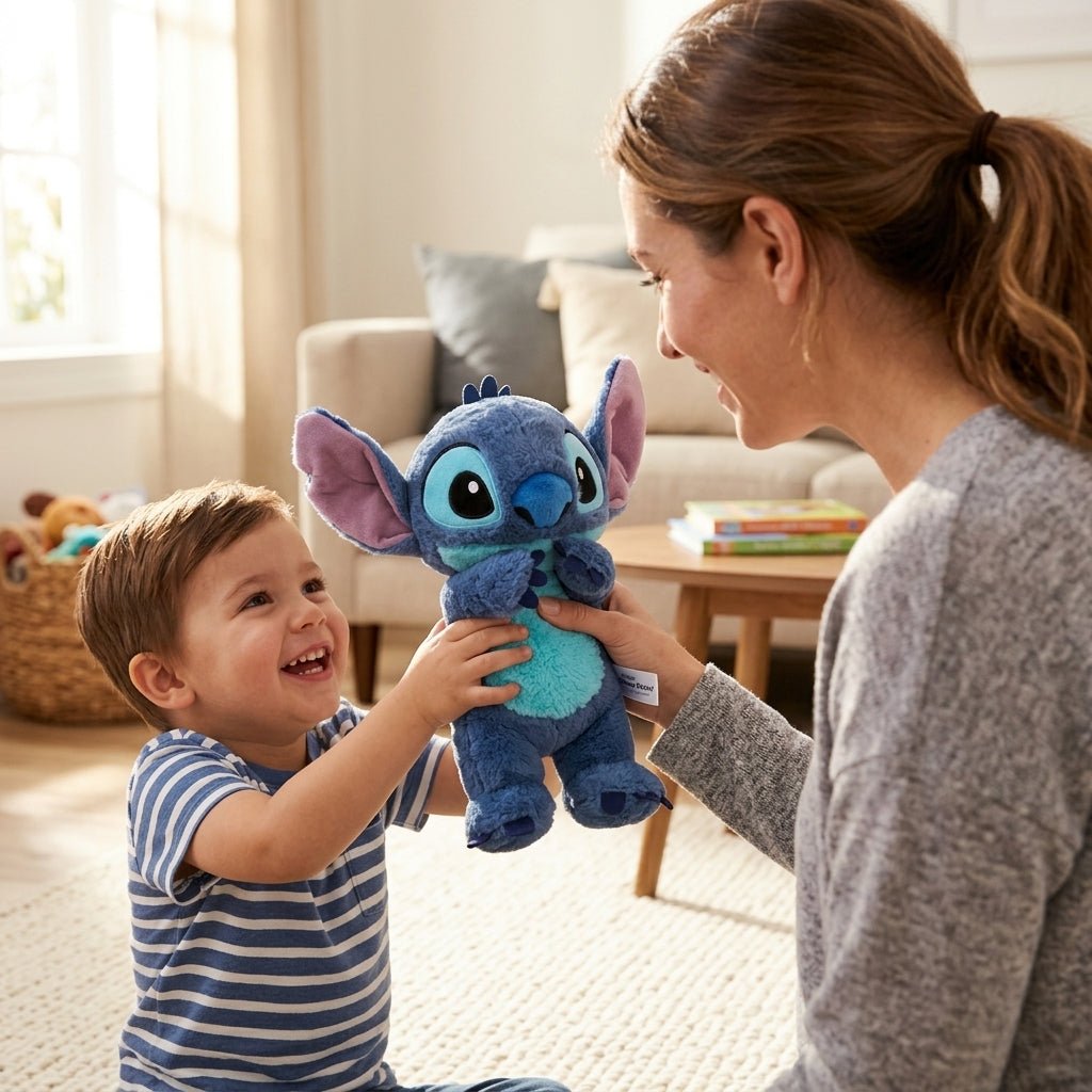 Peluche Stitch 33 cm – Modèle Original Debout | Disney Lilo & Stitch - MASOLU PELUCHE