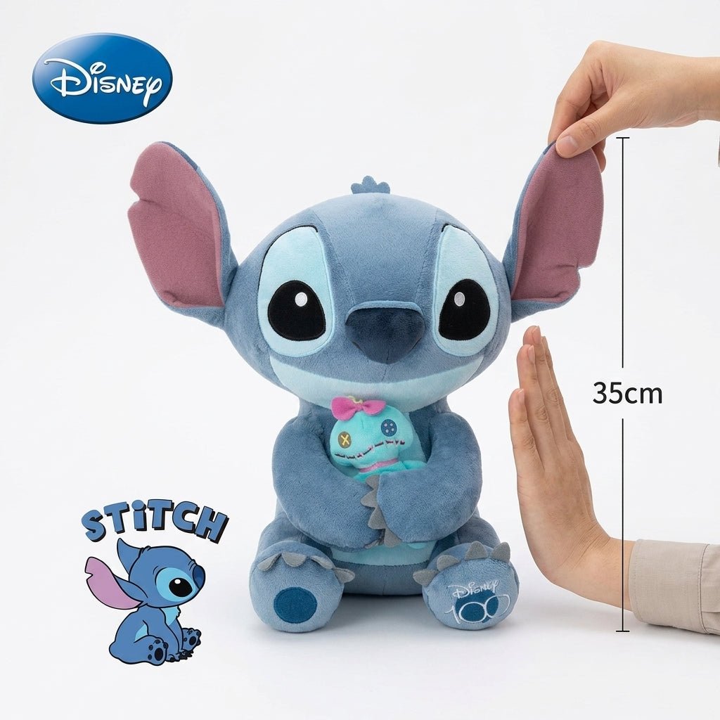 Peluche Stitch avec Scrump – 35 cm ou 45 cm | Ultra Douce Masolu - MASOLU PELUCHE