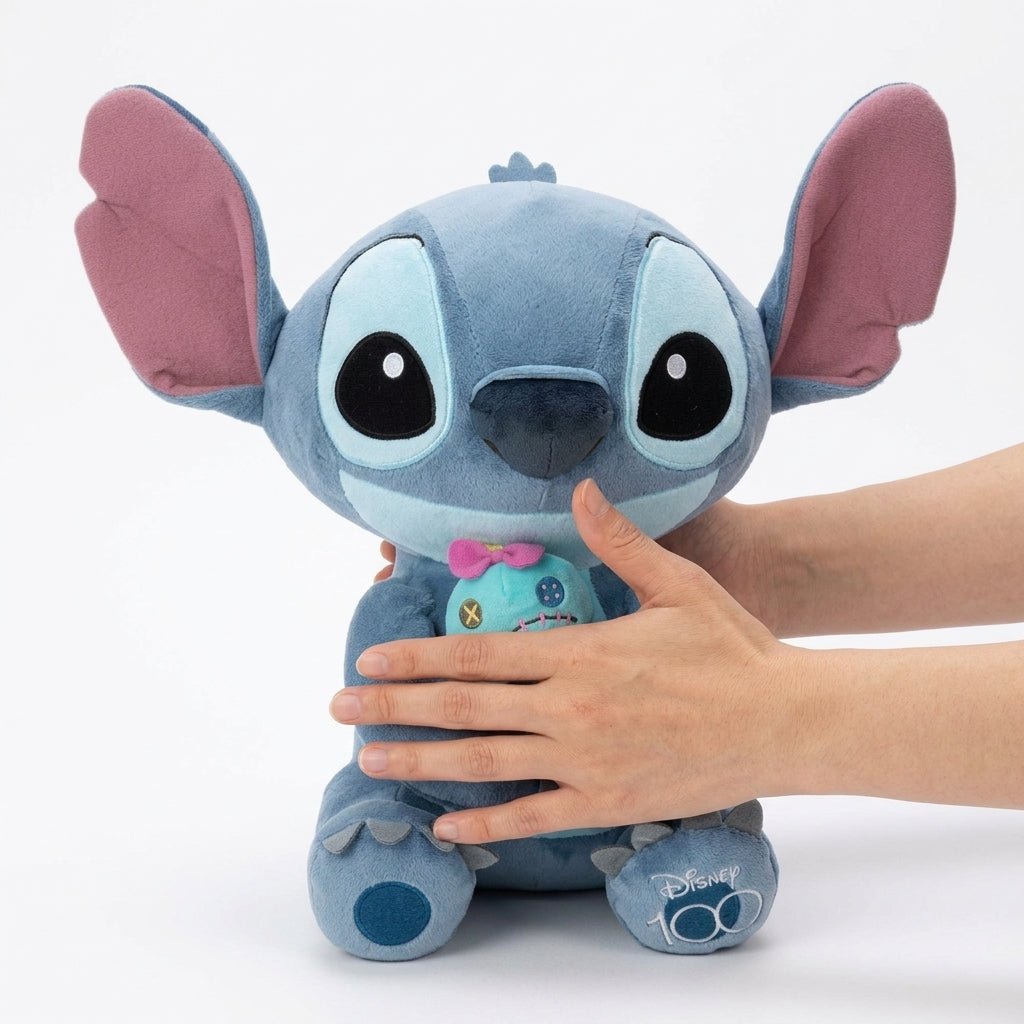 Peluche Stitch avec Scrump – 35 cm ou 45 cm | Ultra Douce Masolu - MASOLU PELUCHE