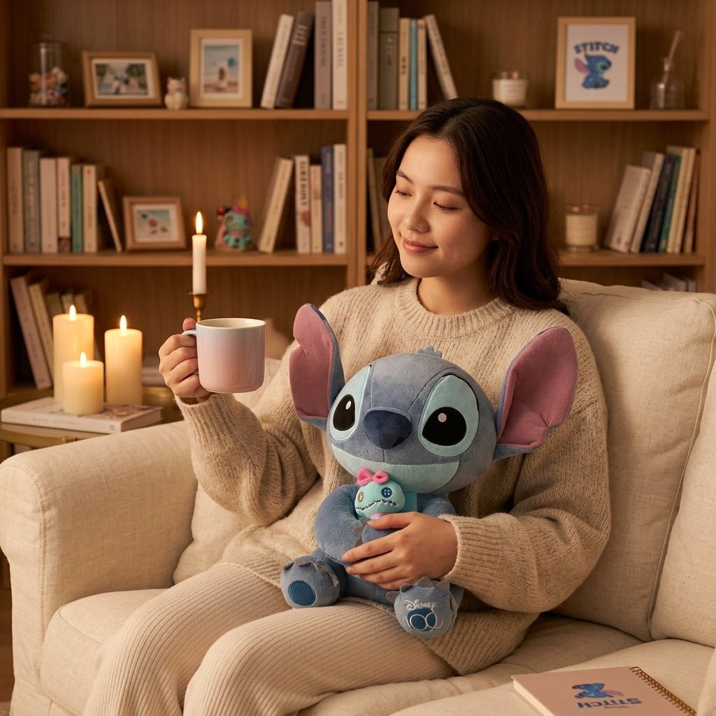 Peluche Stitch avec Scrump – 35 cm ou 45 cm | Ultra Douce Masolu - MASOLU PELUCHE