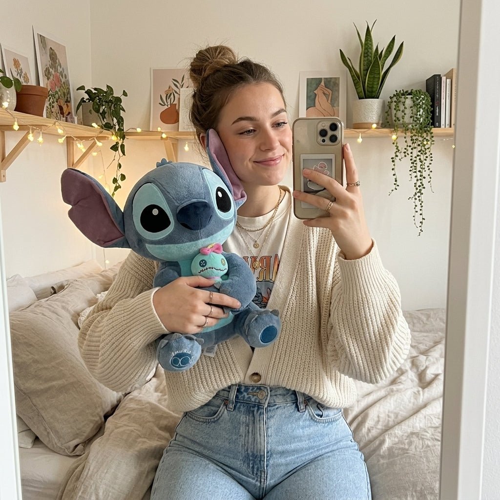 Peluche Stitch avec Scrump – 35 cm ou 45 cm | Ultra Douce Masolu - MASOLU PELUCHE