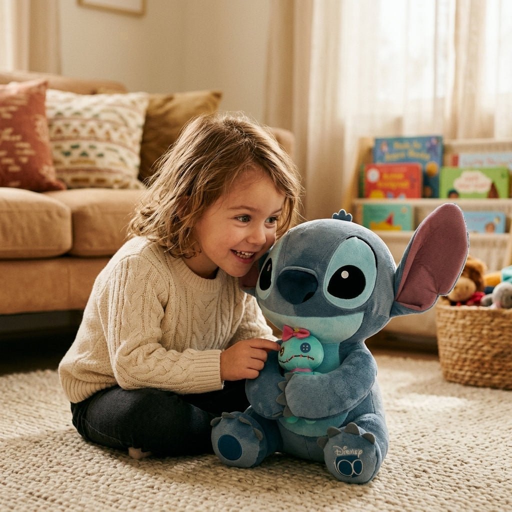 Peluche Stitch avec Scrump – 35 cm ou 45 cm | Ultra Douce Masolu - MASOLU PELUCHE