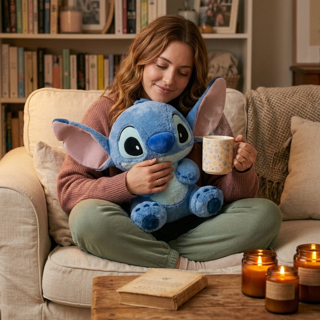 Peluche Stitch Bleu Ultra Douce – 32 cm ou 40 cm | Idée Cadeau Maroc - MASOLU PELUCHE