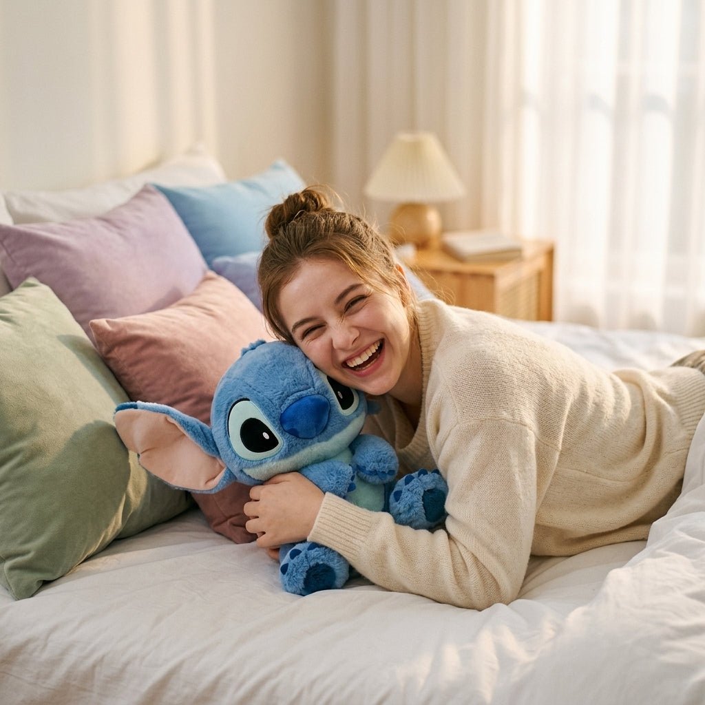 Peluche Stitch Bleu Ultra Douce – 32 cm ou 40 cm | Idée Cadeau Maroc - MASOLU PELUCHE